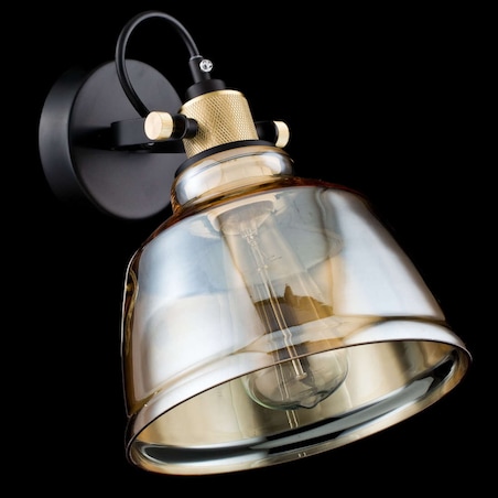 Industrialna LAMPA ścienna IRVING T163-01-R Maytoni loftowa OPRAWA regulowany kinkiet bursztynowy