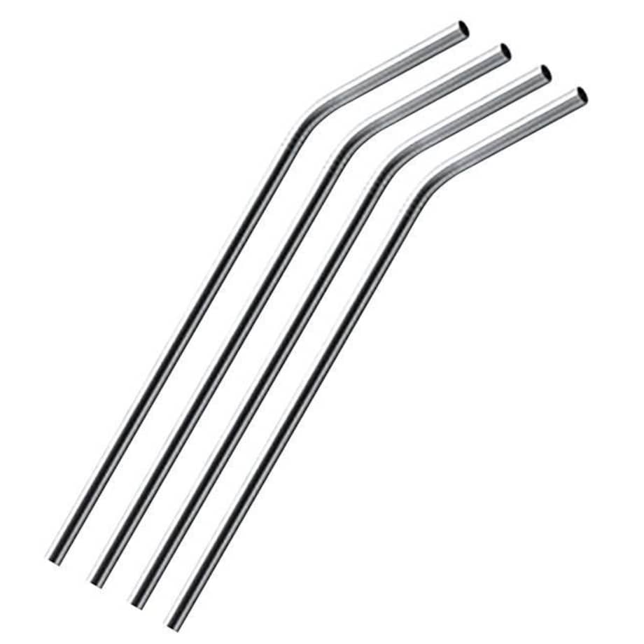 Rurki metalowe do koktajli - zestaw 4 szt., Bar Up