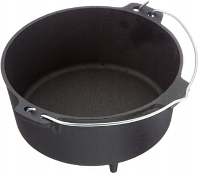 Żeliwny Kociołek Garnek Holenderski myśliwski na Nóżkach Żeliwny