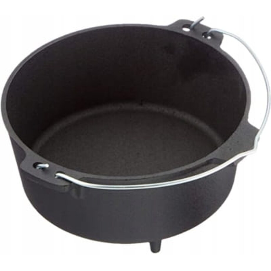 Żeliwny Kociołek Garnek Holenderski myśliwski na Nóżkach Żeliwny