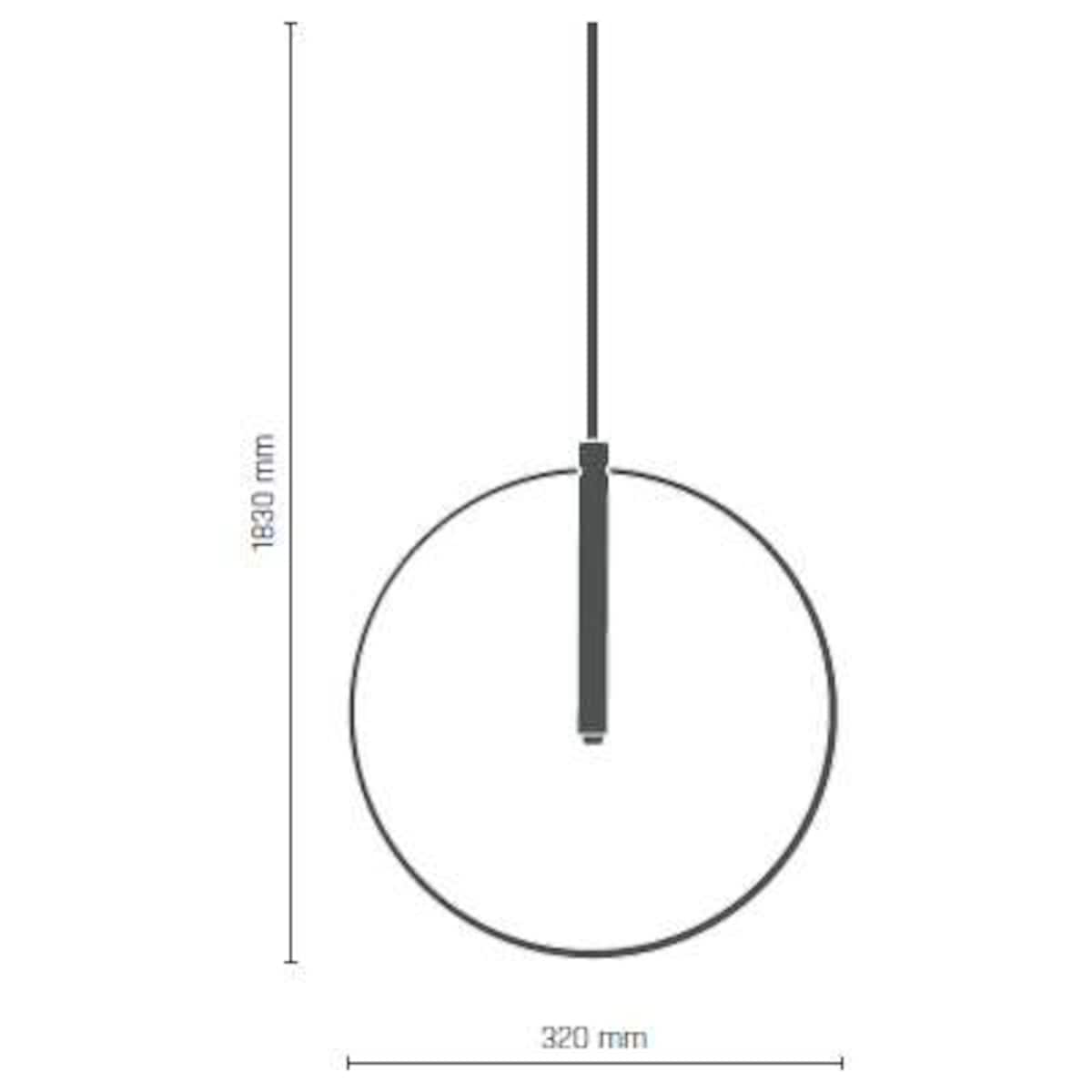 アクセサリー lupnus0908 LAMPA wisząca FARO 0553 Amplex okrągła OPRAWA metalowy ZWIS
