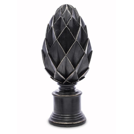 Ozdoba - karczoch 43x16,5x16,5 czarny