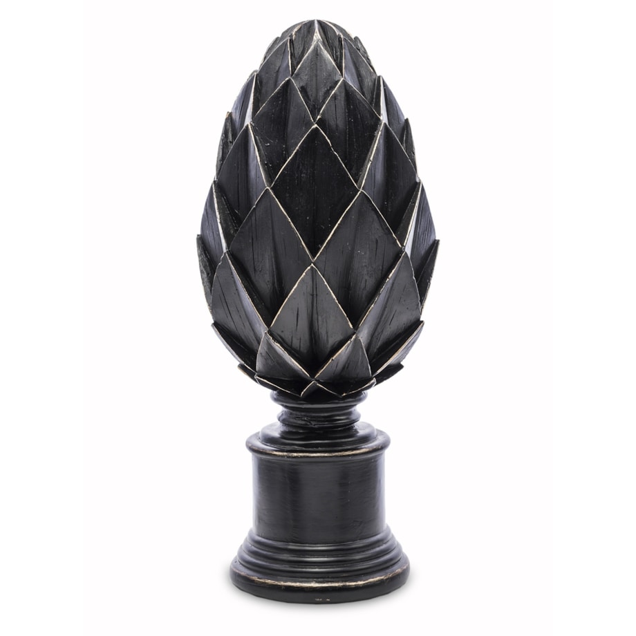 Ozdoba - karczoch 43x16,5x16,5 czarny