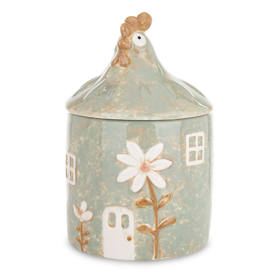 Pojemnik ceramiczny 21x12,5x12,5 cm KWOKA-3 domek