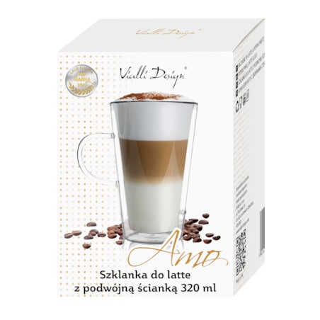 Szklanka do latte z podwójną ścianką Amo 320 ml 23024