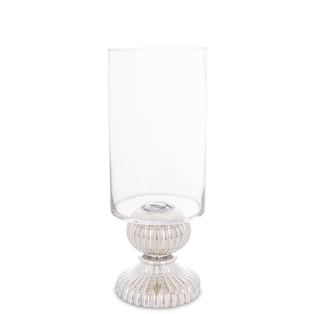 Wazon szklany 38,5x15x14 cm TAZZA-4 na nóżce transparentny