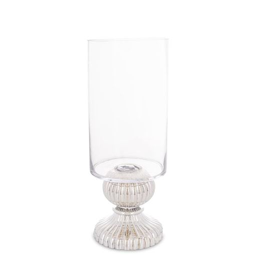Wazon szklany 38,5x15x14 cm TAZZA-4 na nóżce transparentny