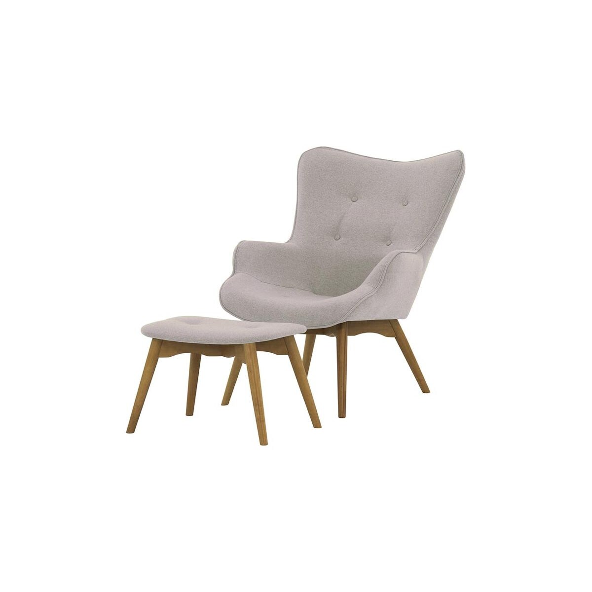 Fotel uszak z podnóżkiem Ducon-Ontario 90