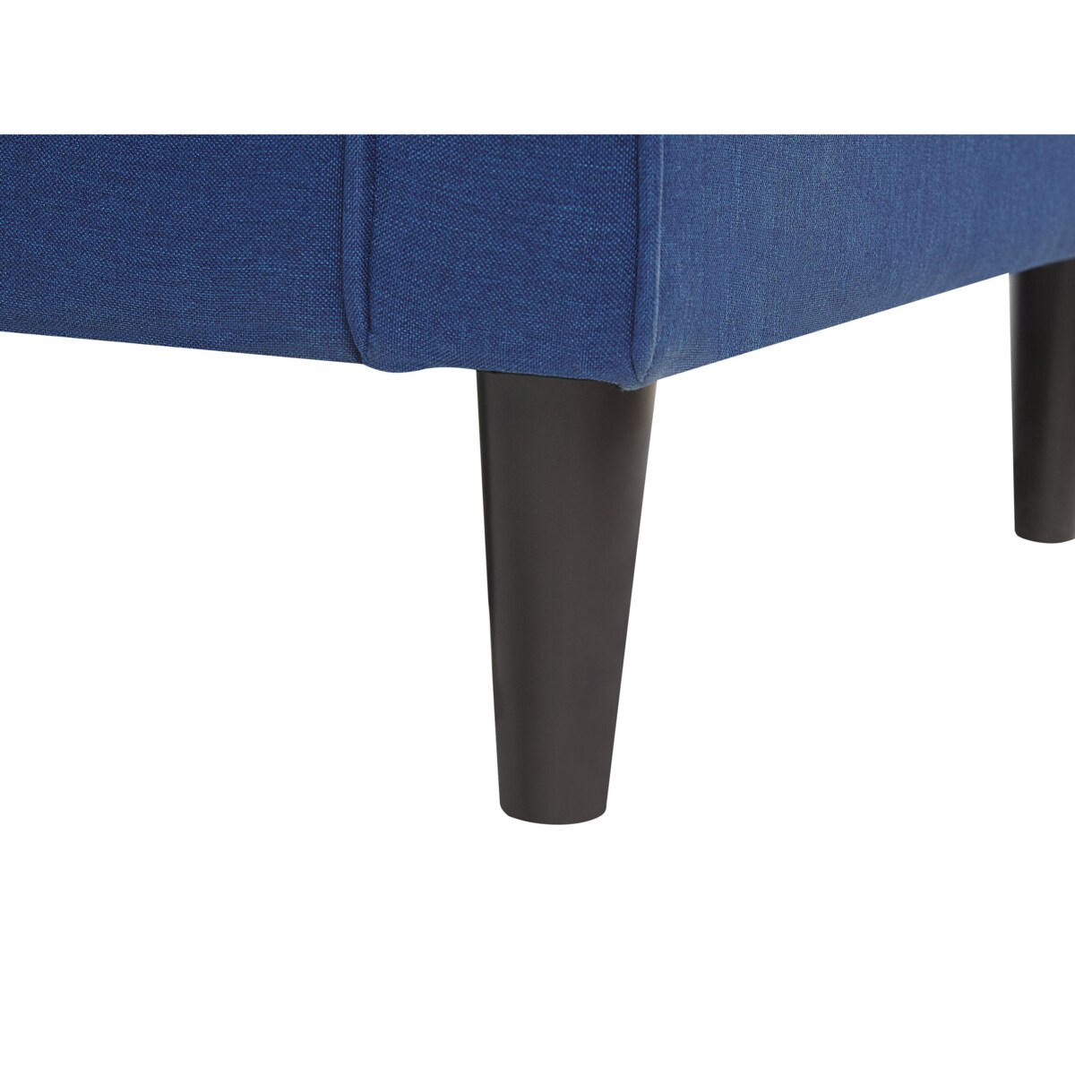 Sofa 3-osobowa z otomaną ciemnoniebieska AVESTA