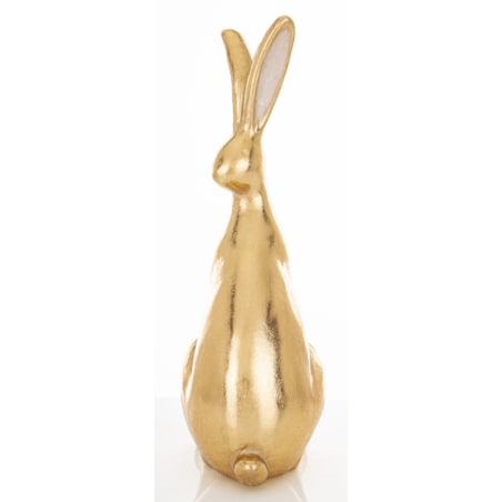 Dekoracja - złoty królik 24,5x8,5x10 cm SVELTA-2 small