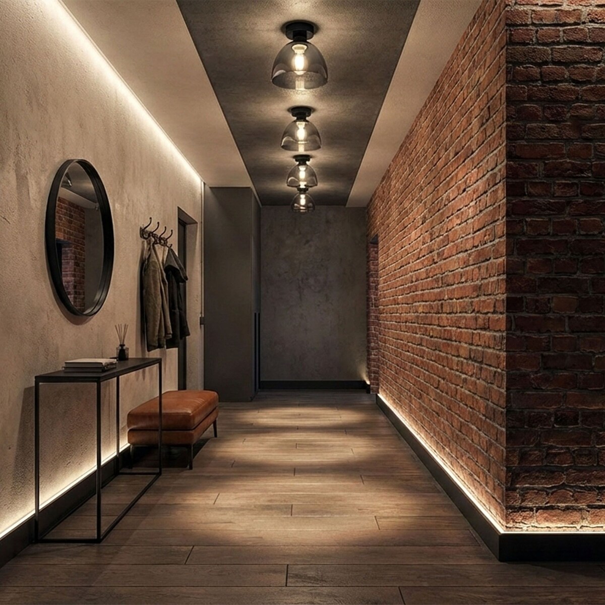 Lampa Sufitowa App1303-1C Czarny, Metal