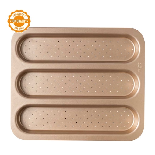 Decora forma do bagietek 38 x 32 cm - różowe złoto