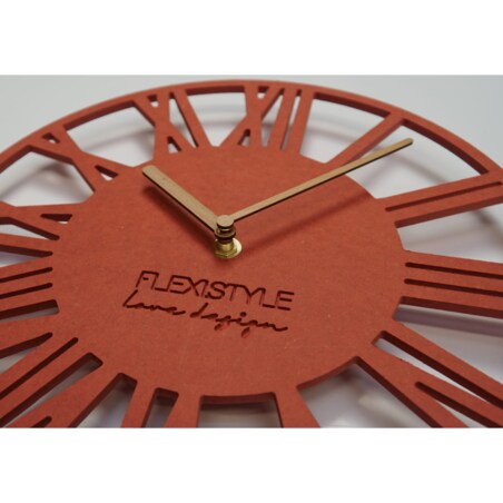 Zegar ścienny Loft Piccolo Czerwony 30cm