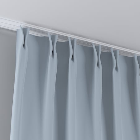 Zasłona na haczykach flex podwójnych 130x245 gołębi szary