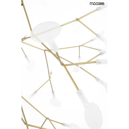 Wisząca lampa Flora MSE010100205 listki LED 22,5W złota