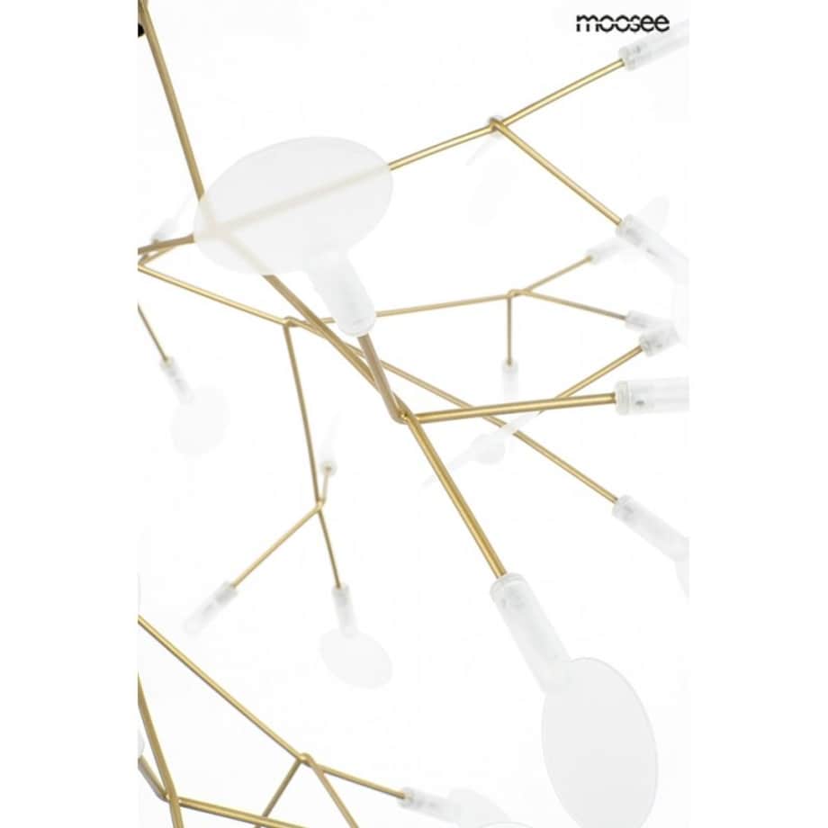 Wisząca lampa Flora MSE010100205 listki LED 22,5W złota