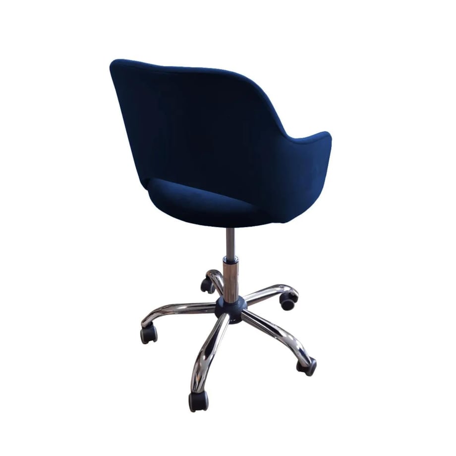 Fotel IZMA VELVET granatowy