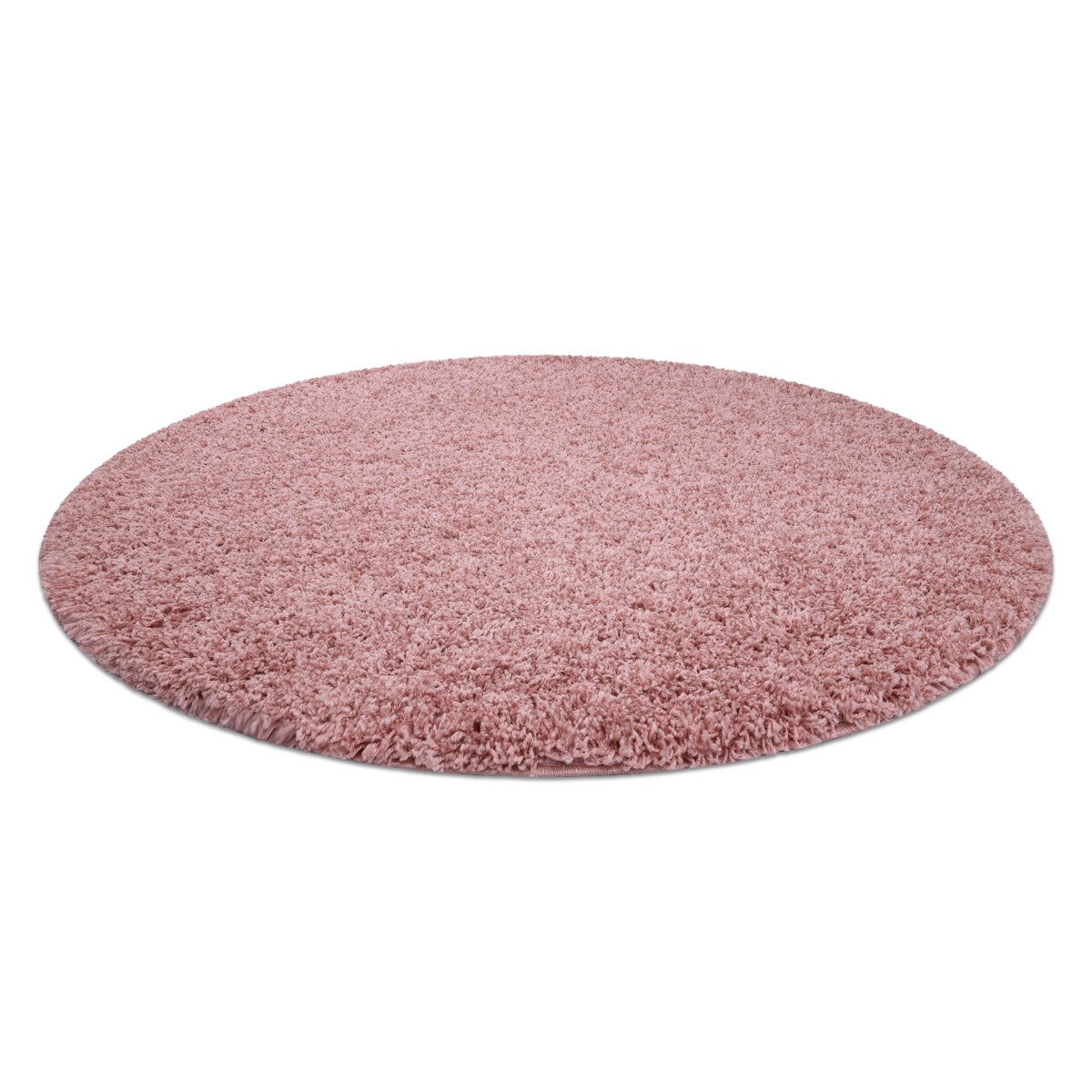 Dywan SOFFI koło shaggy 5cm różowy koło 100 cm