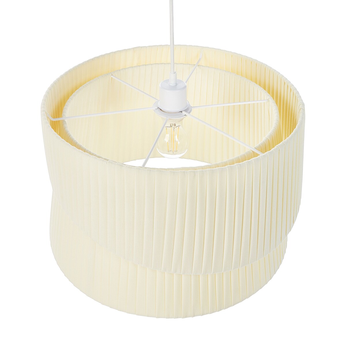 Lampa wisząca beżowa BIRIM