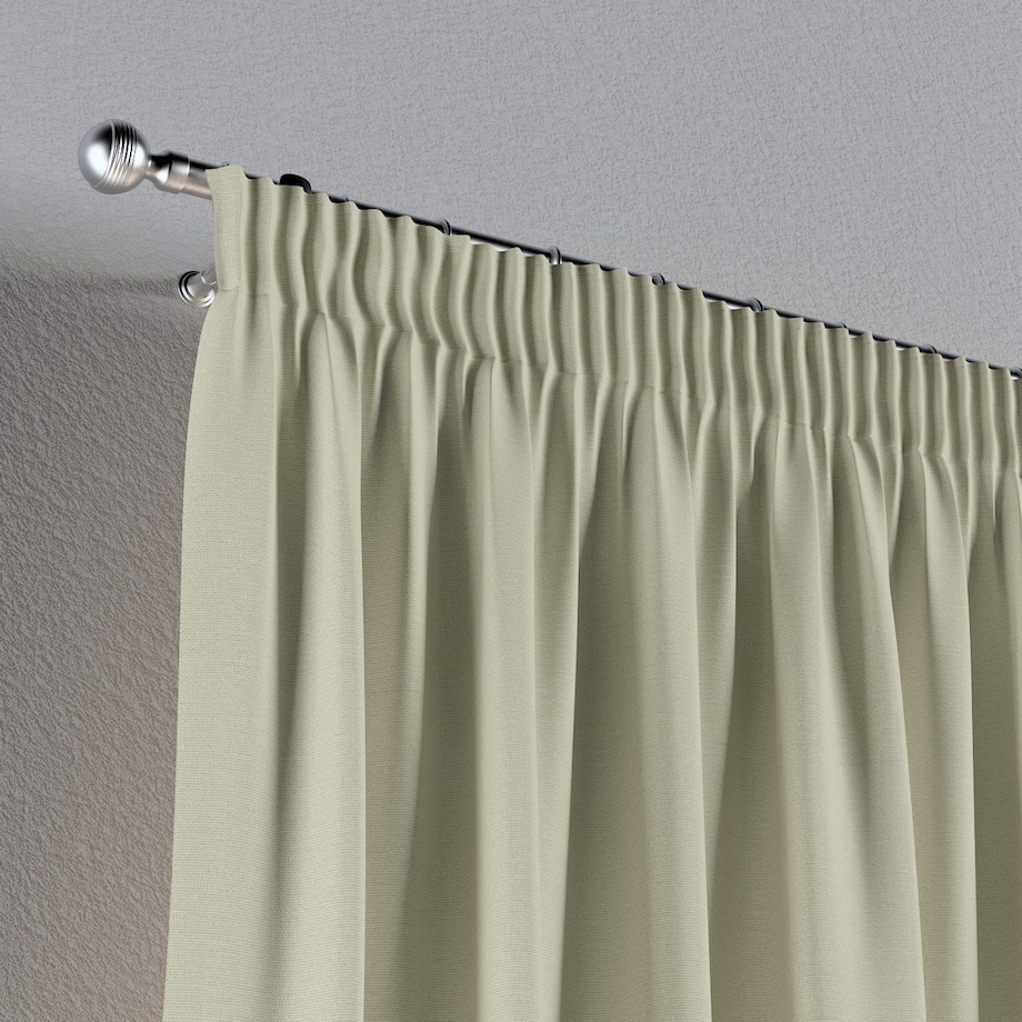 Zasłona na taśmie marszczącej 1 szt. 130x260 jasna oliwka