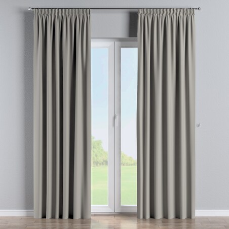 Zasłona na taśmie marszczącej 1 szt. 130x260 szary