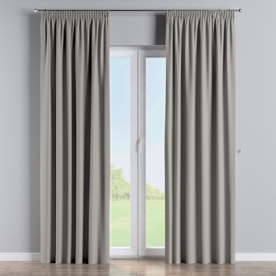 Zasłona na taśmie marszczącej 1 szt. 130x260 szary