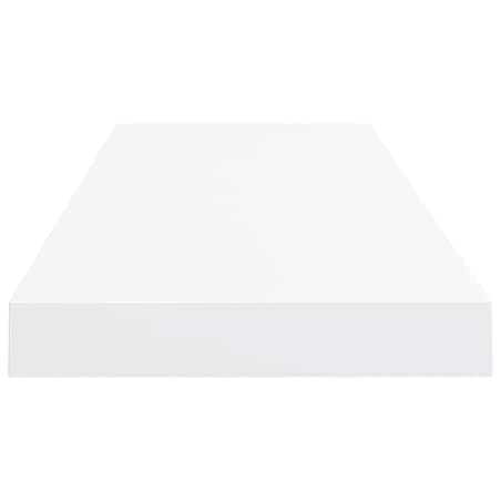 vidaXL Półki ścienne, 4 szt, białe, 80x23,5x3,8 cm, MDF