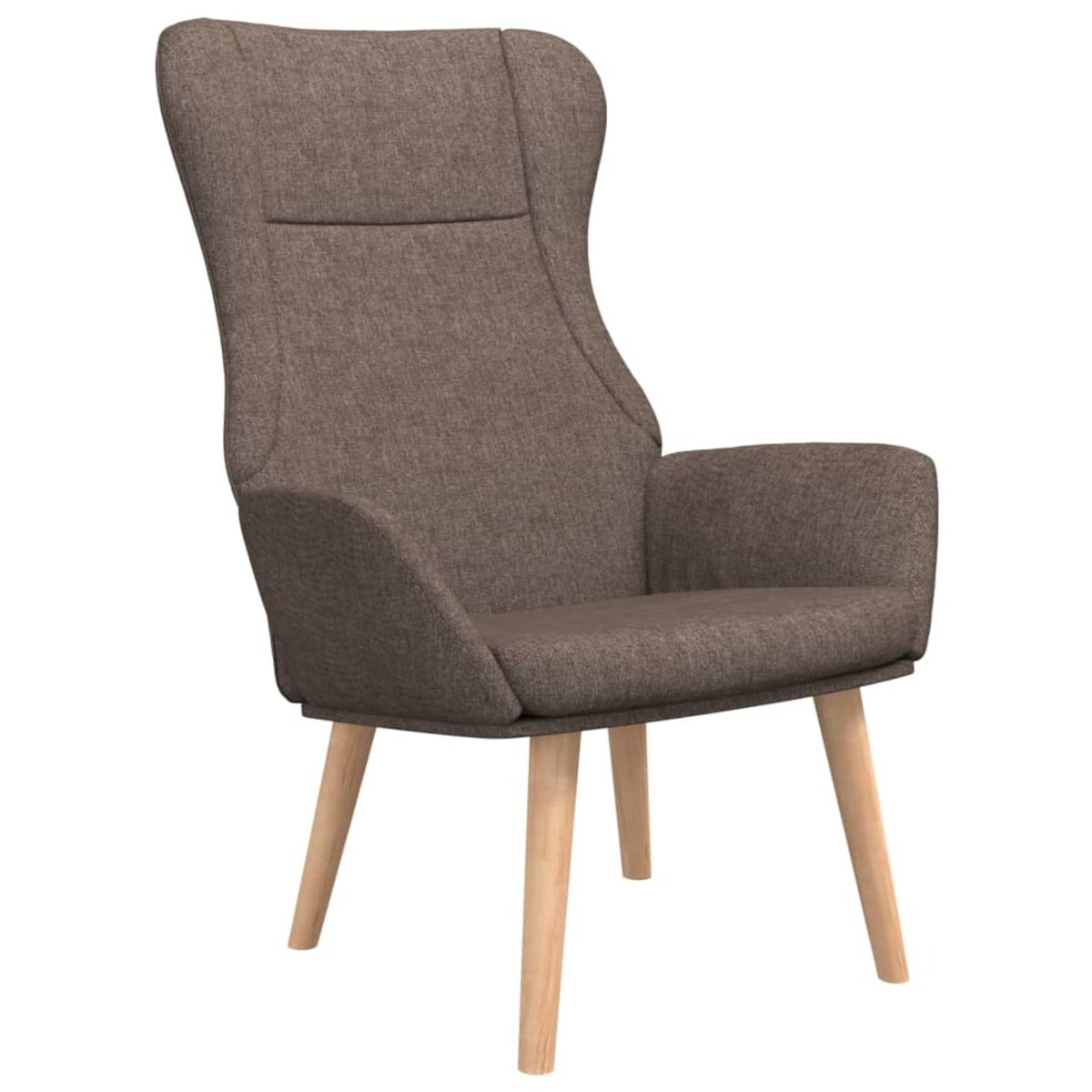 vidaXL Fotel wypoczynkowy, kolor taupe, obity tkaniną