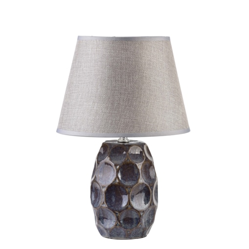 LETI GREY Lampa stołowa 11x11x33.5cm