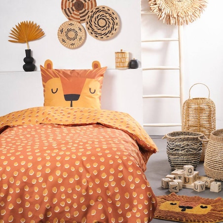 Pościel dla dzieci zwierzątka z uszkami MAGIC JUNGLE, 100% bawełna