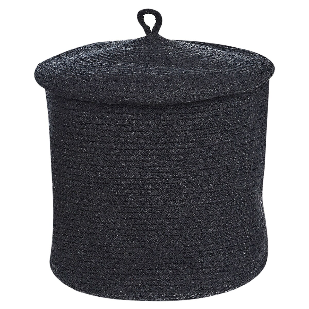 Zestaw 2 koszy bawełnianych czarny SILOPI