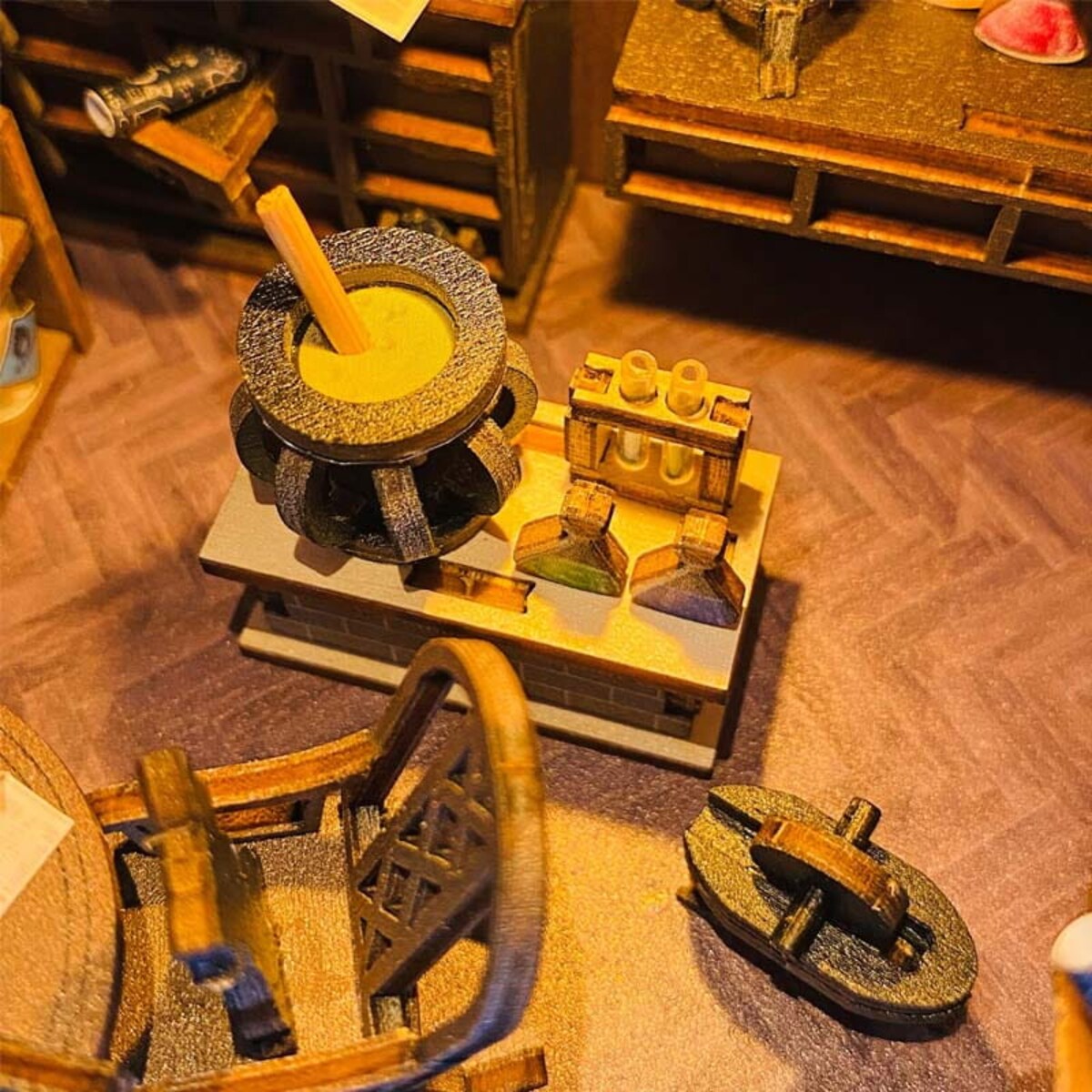 Miniaturowy domek Book Nook - Szkoła magii