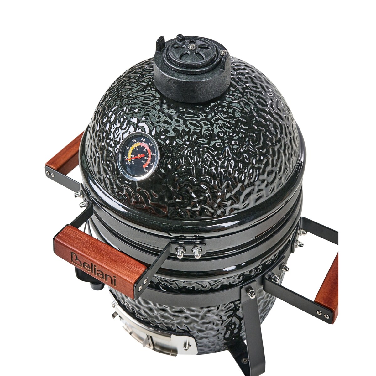 Mini grill węglowy KAMADO Ceramika Czarny