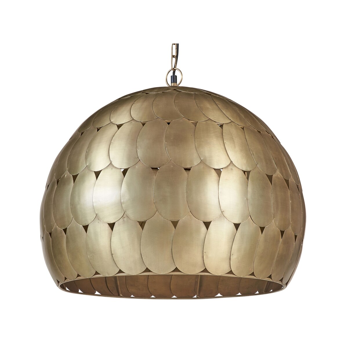 Lampa wisząca metalowa mosiężna HARANGI