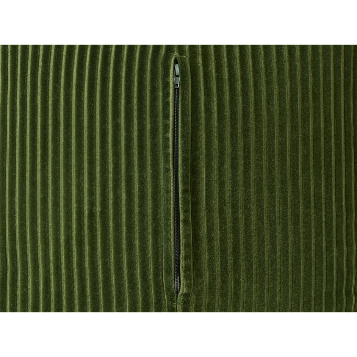 Puf sztruksowy 50 x 50 x 30 cm zielony MUKKI