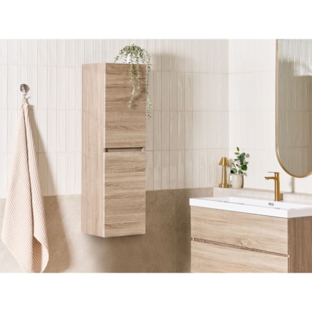 Szafka wisząca łazienkowa URUCU 35 cm Jasnobrązowy