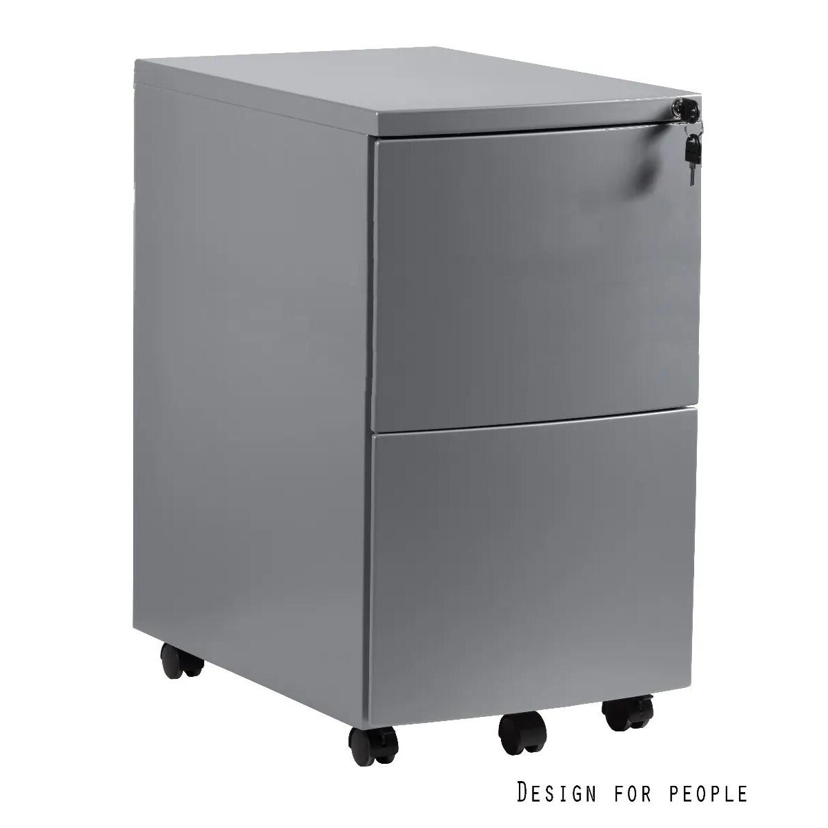 Kontenerek biurowy RPH-02 srebrny