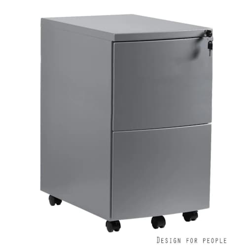 Kontenerek biurowy RPH-02 srebrny