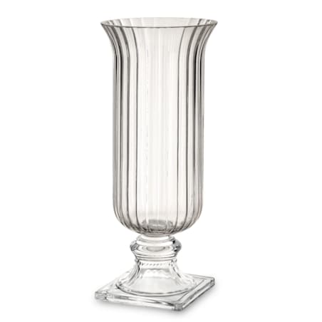 Wazon 37x15,5x15,5 cm TAZZA-5 na nóżce przezroczysty