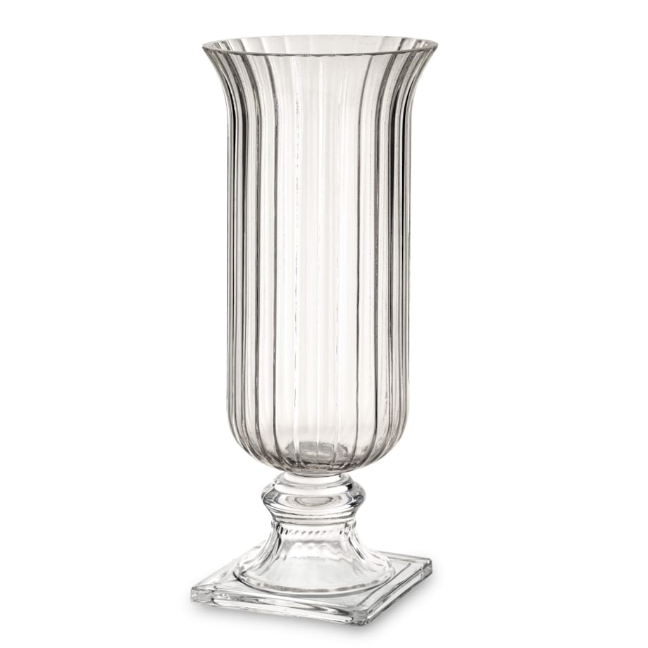 Wazon 37x15,5x15,5 cm TAZZA-5 na nóżce przezroczysty