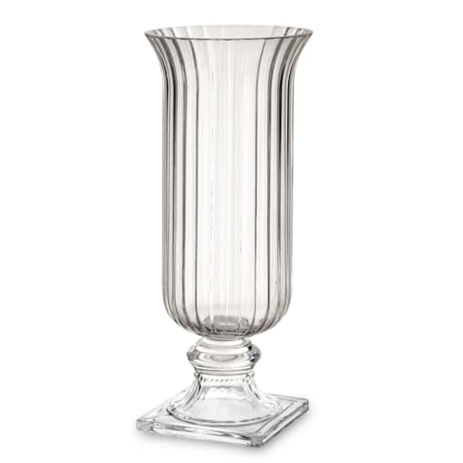 Wazon 37x15,5x15,5 cm TAZZA-5 na nóżce przezroczysty