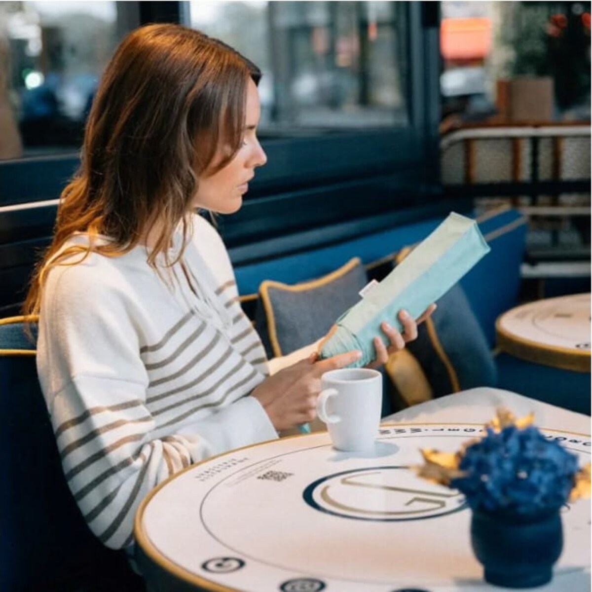 Eko parasol automat, seledynowy