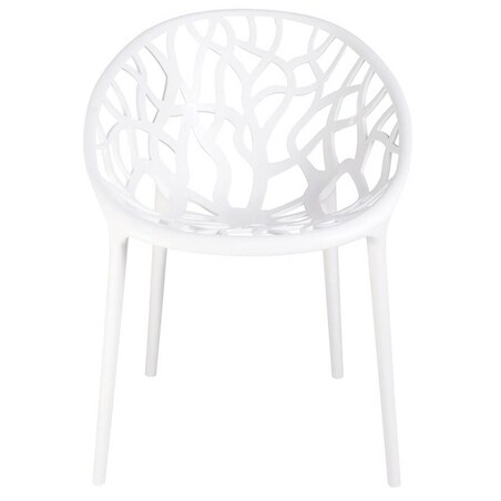 Designerskie krzesło Koral C1024.WHITE Modesto Design białe na balkon