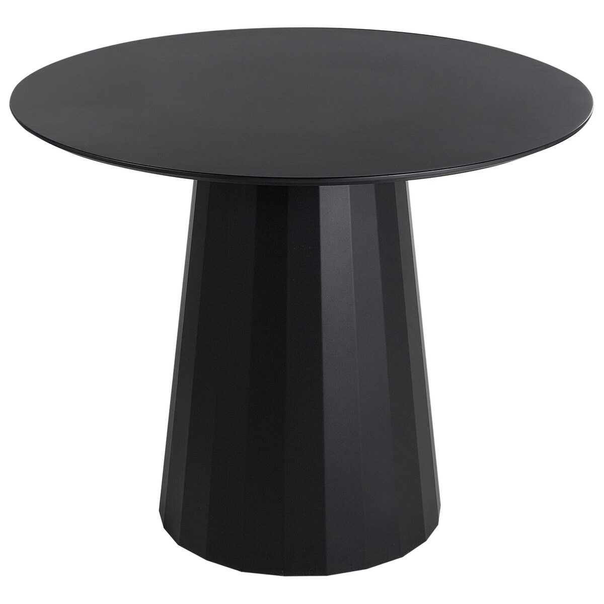 Stół do jadalni PLATO Czarny 100 cm 100 cm Metal