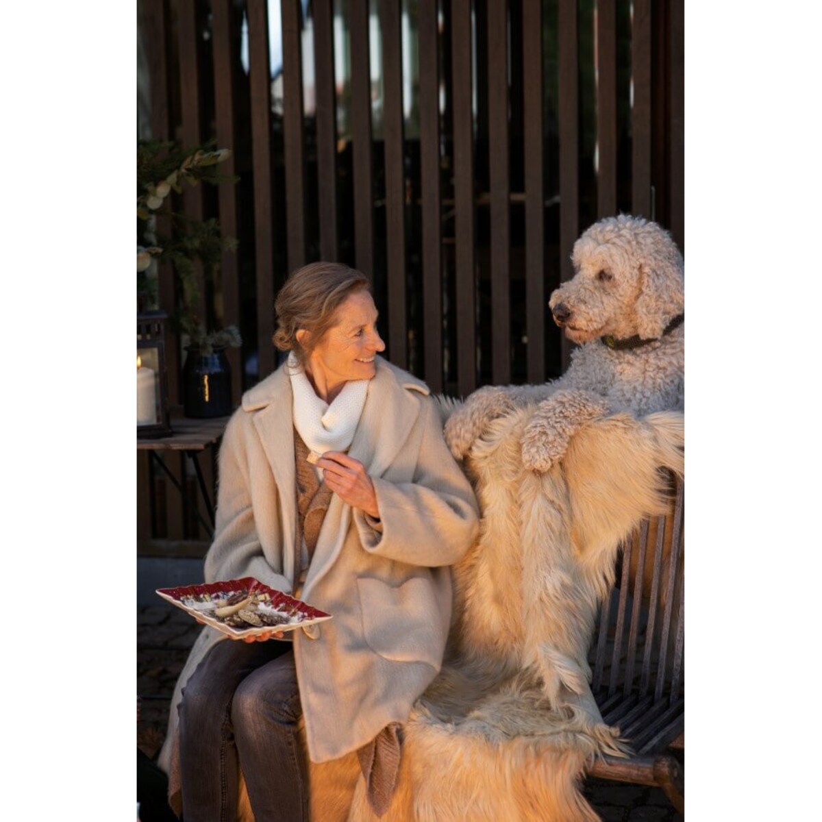 Półmisek kwadratowy św. Mikołaj za oknem Toy's Fantasy, 23 x 23 x 3.5 cm, Villeroy & Boch