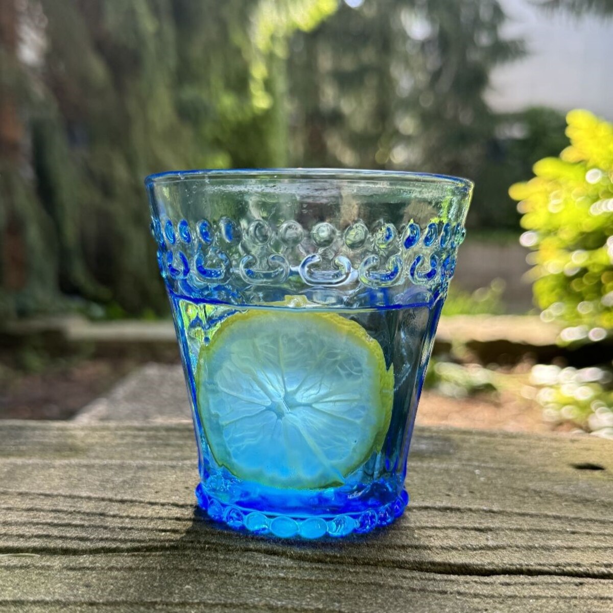 VILLA ITALIA Szklanka niebieska 250 ml MODERN