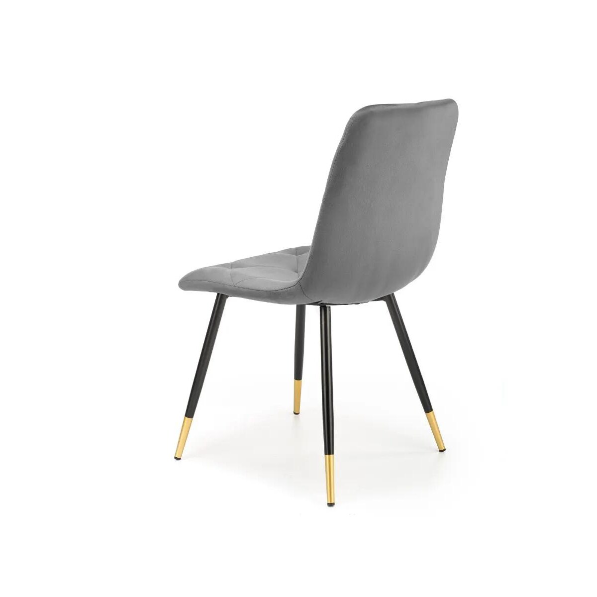 Krzesło tapicerowane K438 VELVET szare