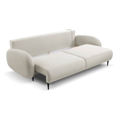 Nowoczesna sofa z funkcją spania SOFTI BEŻOWA