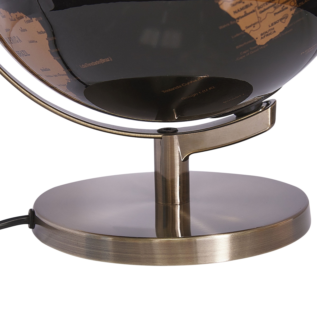 Globus LED MAGELLAN Czarny 32 cm