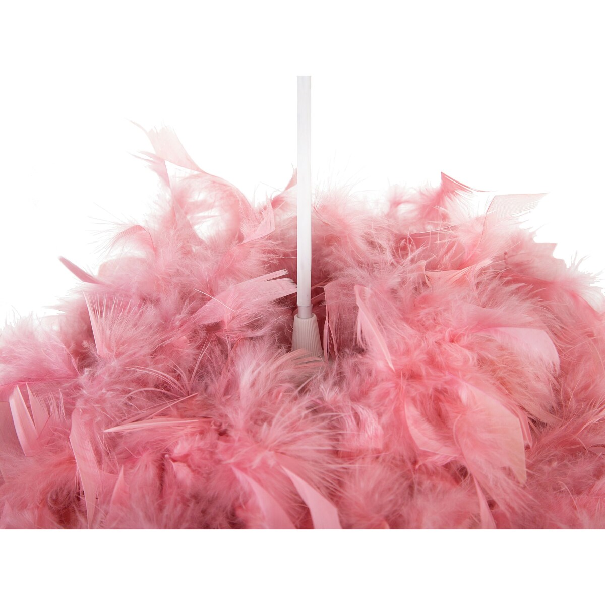 Lampa wisząca pióra różowa DRAVA